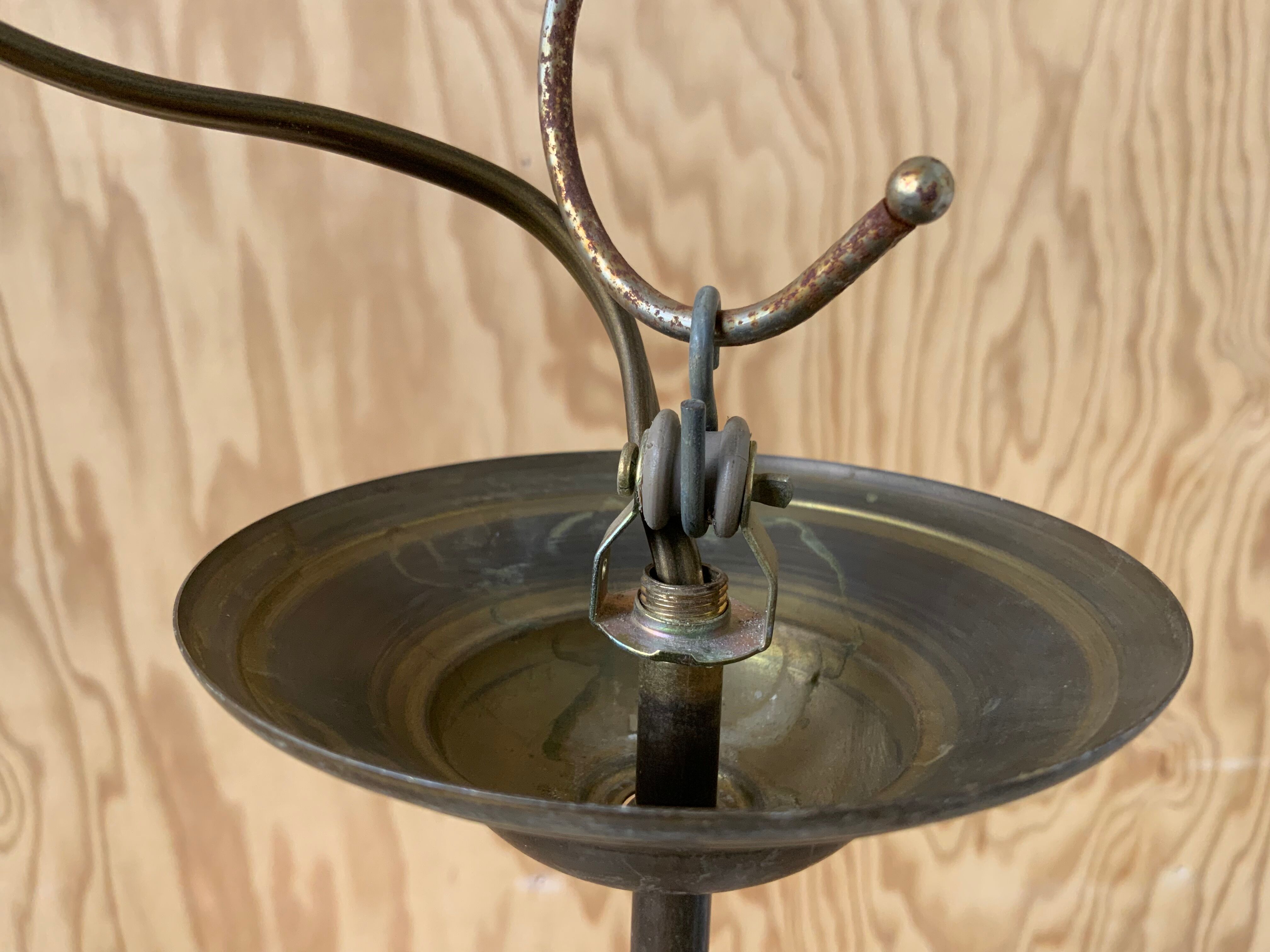 Suspension en nacre et laiton