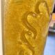 Vistosi wall lights with gold inlay by bd lumica structure Italy 1970
