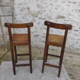 Antique bistro high chairs