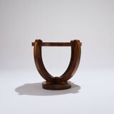 Wooden pedestal table, art deco, 1930s