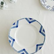 Mounted plate, compote dish Moulin des loups Pax