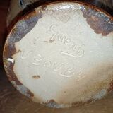 Ceramic pitcher/jug with Roger Guerin coat of arms.