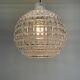 Crystal glass pendant lamp by Peill & Putzler 1960