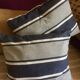 Coussin en toile à matelas ancienne
