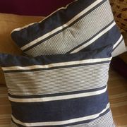 Coussin en toile à matelas ancienne