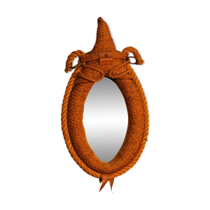 Miroir corde Licol 1950s