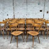 Set of 26 vintage Scandinavian design bistro chairs from 1960
