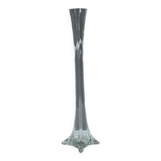 Important Vase Soliflore en Verre, époque Art Déco – 1930