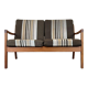 Two-seater canapé by Ole Wanscher, Cado, France & its Danish design, 60s 70s teak.