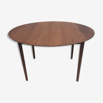 Table à repas en teck oval 311 de Peter Hvidt & Orla Mølgaard-Nielsen pour Søborg Møbelfabrik