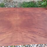 Console in old Empire style with a wooden frame and marble top.