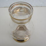 Art deco vase, engraved glass