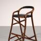 Tabourets de bar en bambou de milieu de siècle, design Horsnæs, Danemark, 1970.