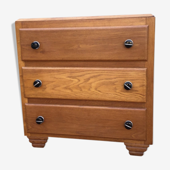 Art Deco chest of drawers in Blond Oak