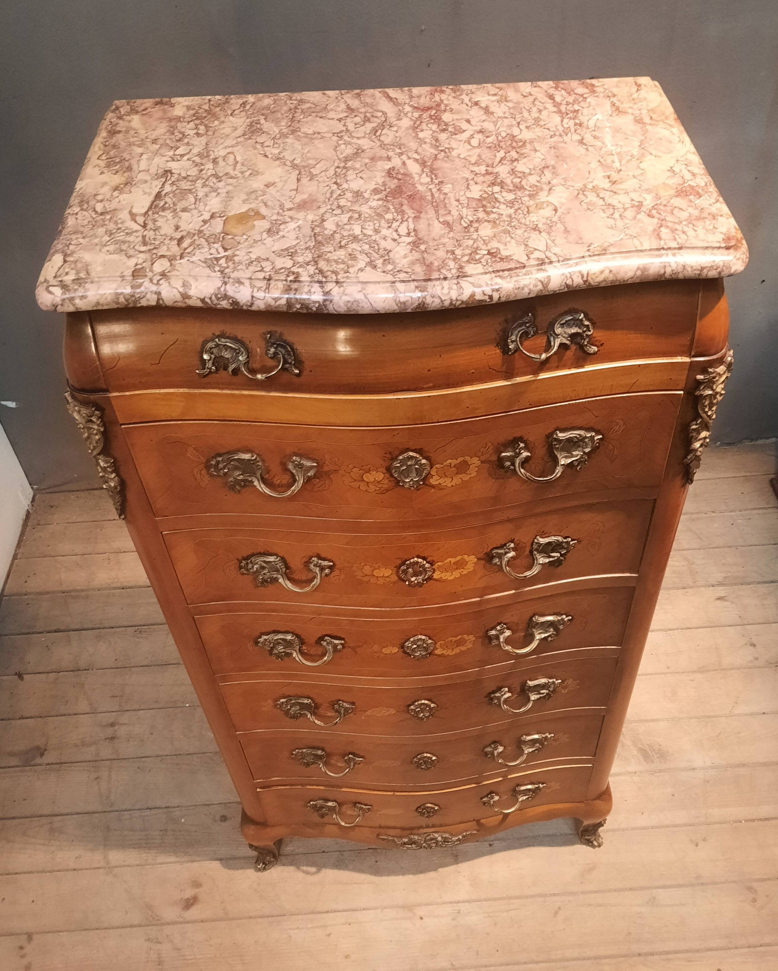 Louis XV style marquetry week planner
