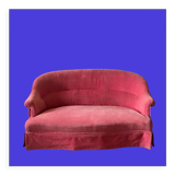 Pink toad sofa bench