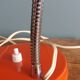 Lampe de bureau flexible années 70 orange