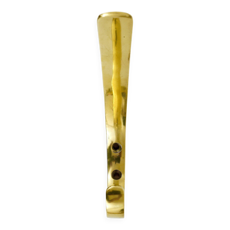 9 vintage brass wall hooks by Herta Baller, Vienna, Austria, 1950s.