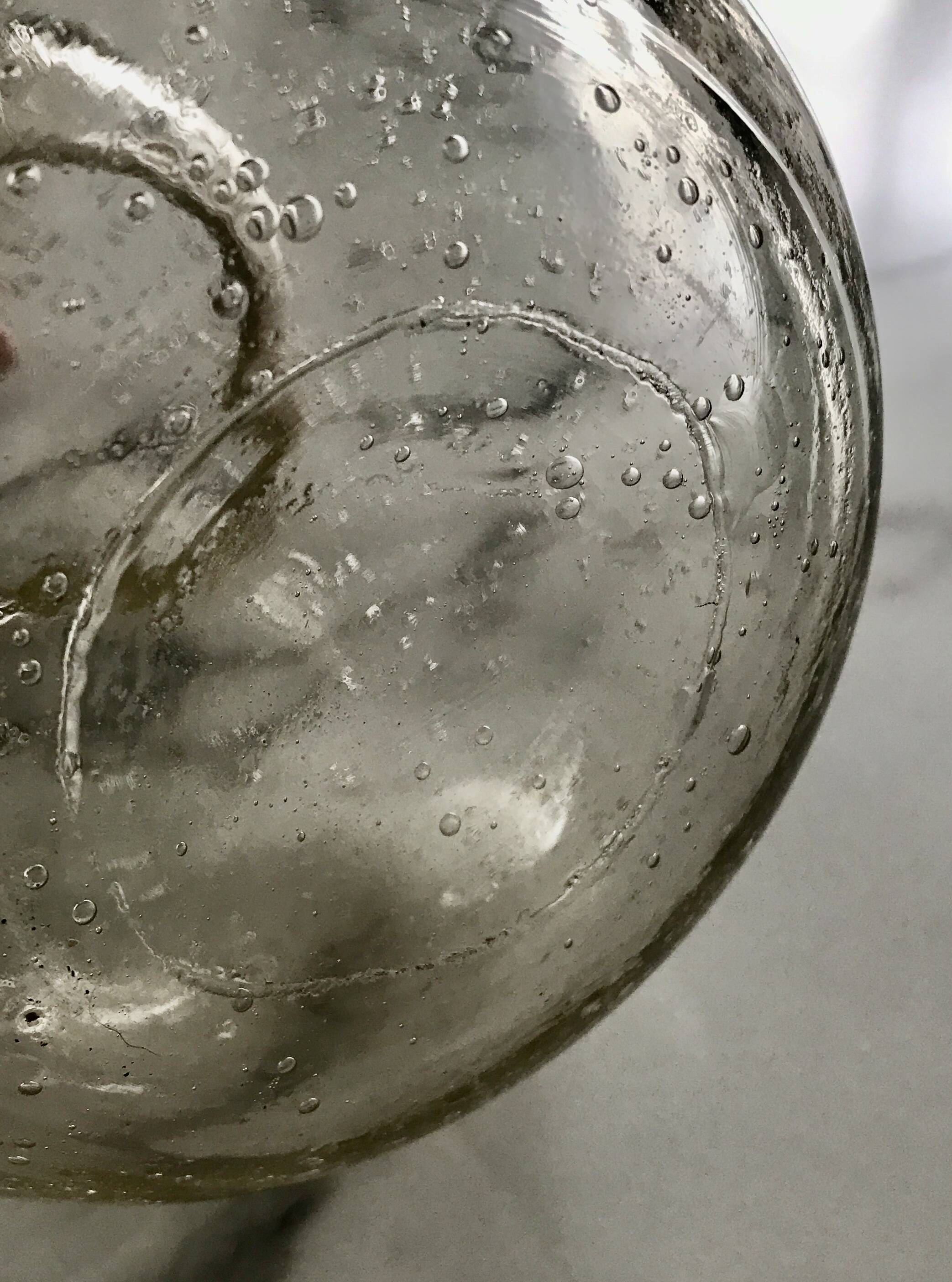 Vase Biot verre bullé