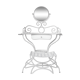 Hairdresser and Art Deco style stool