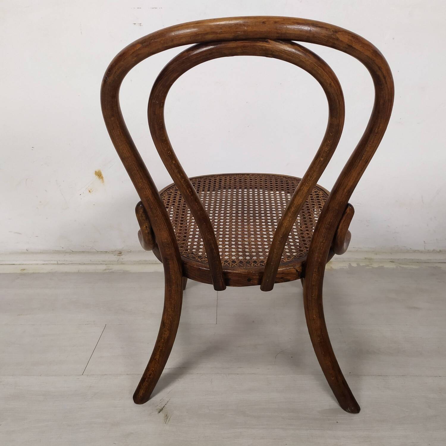 Fishel cane armchair