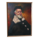Peinture, portrait signée P. Caputo, années 60-70