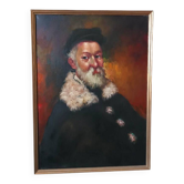 Portrait painting from the 60s/70s signed P.CAPUTO