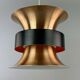 70s lamp light hanging lamp ceiling lamp metal Space Age Design VEB 60s