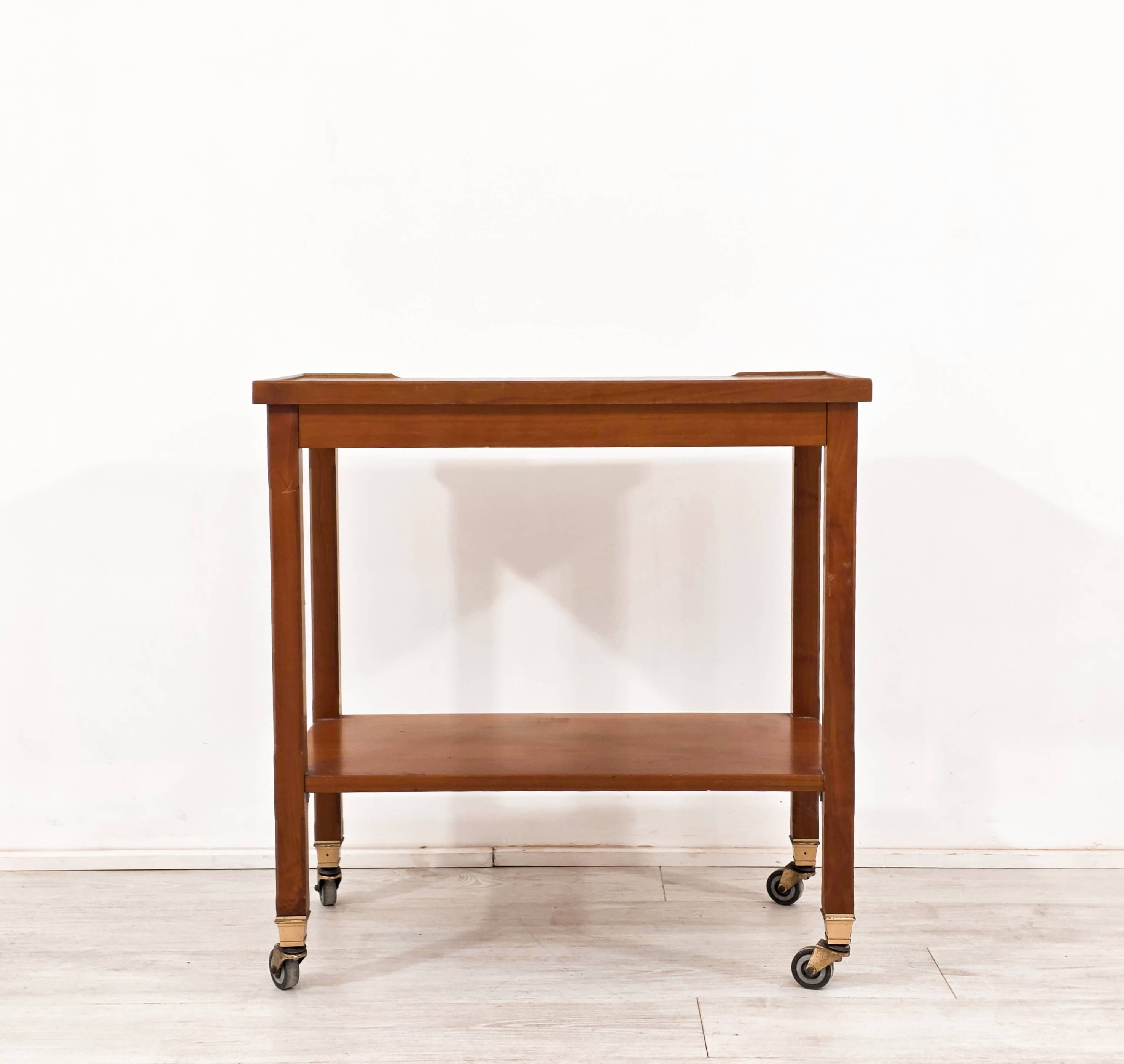 Dessert signed Ordo – leather tray from the 1950s