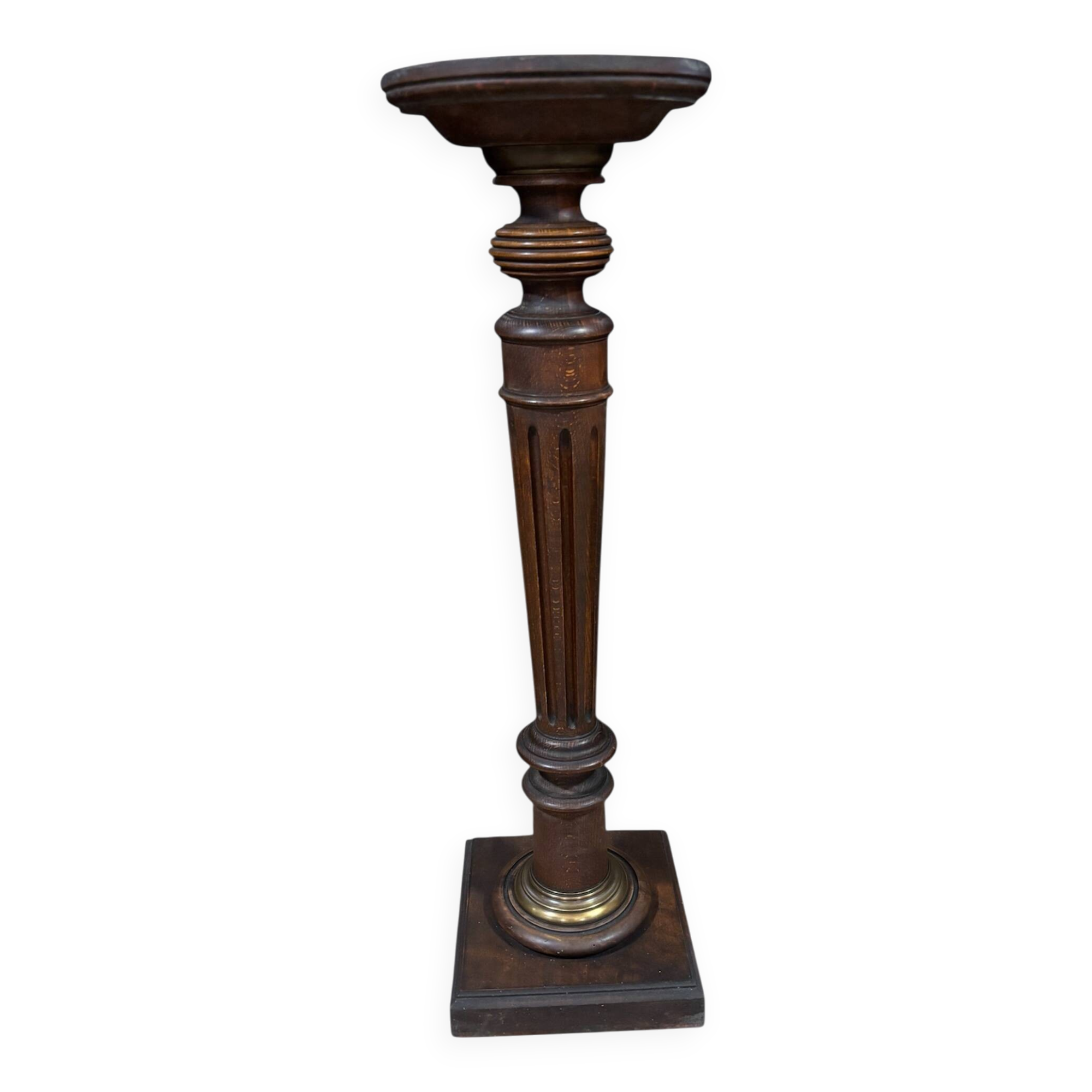 Solid wood column