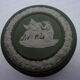 Boite a bijoux ancienne porcelaine wedgwood verte
