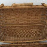 Wicker suitcase