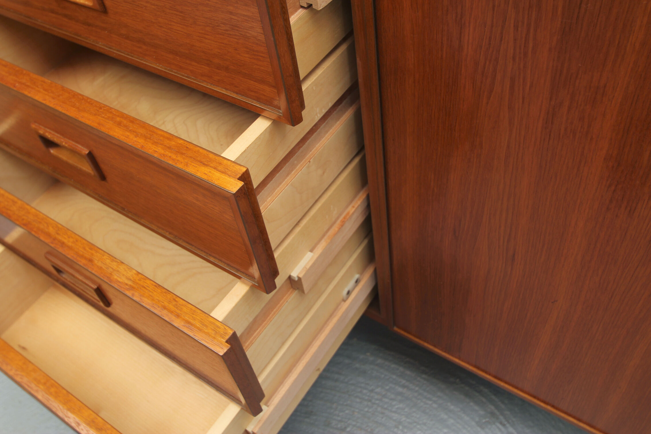 1960s sideboard in teak and formica