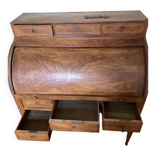 Bureau Cylindre Style Louis XVI