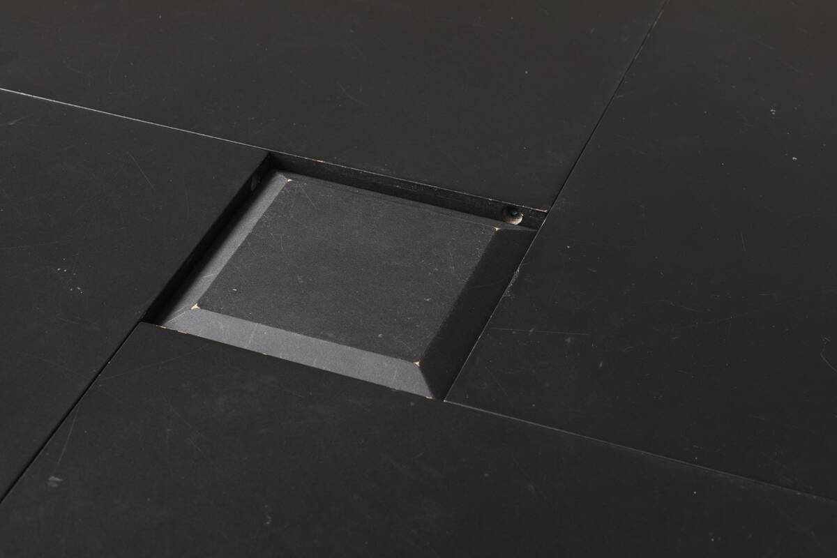 Origami dining table, Italy, 1980s