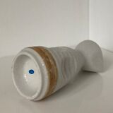 Japanese sake decanter that can form an enamelled porcelain vase or saucière