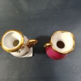 2 miniature porcelain vases from Limoges