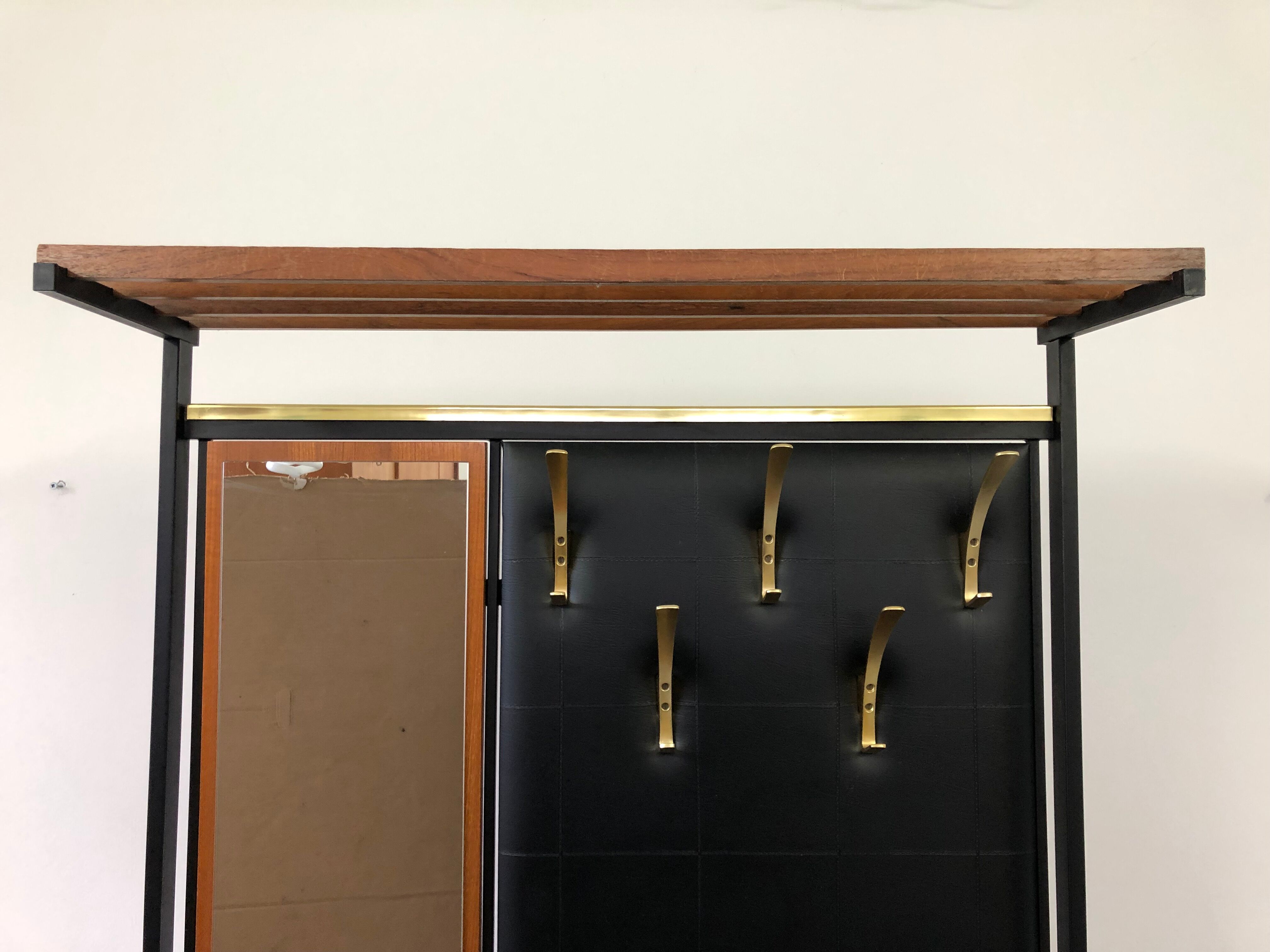 Vintage wardrobe,mirror, 1970 s