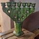 Tamegroute ceramic candelabra – moroccan artisanal 7 arm candle holder