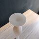Vintage Italian White Nude Pink Opaline Soliflore Vase