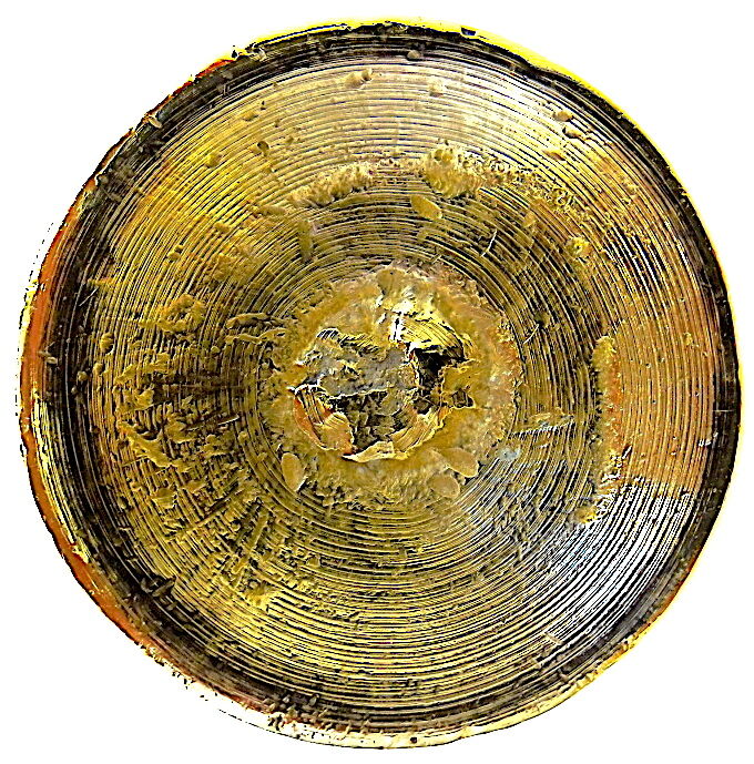 Former bronze cockroach with natural goose or cane egg