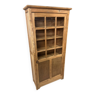 Vitrine parisienne ancienne décapée