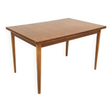 Table de salle à manger "portefeuille" en teck, Suède, 1960