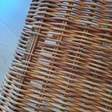 Rattan chaise longue