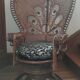 Large Armchair Peacock Emmanuelle/vintage rattan