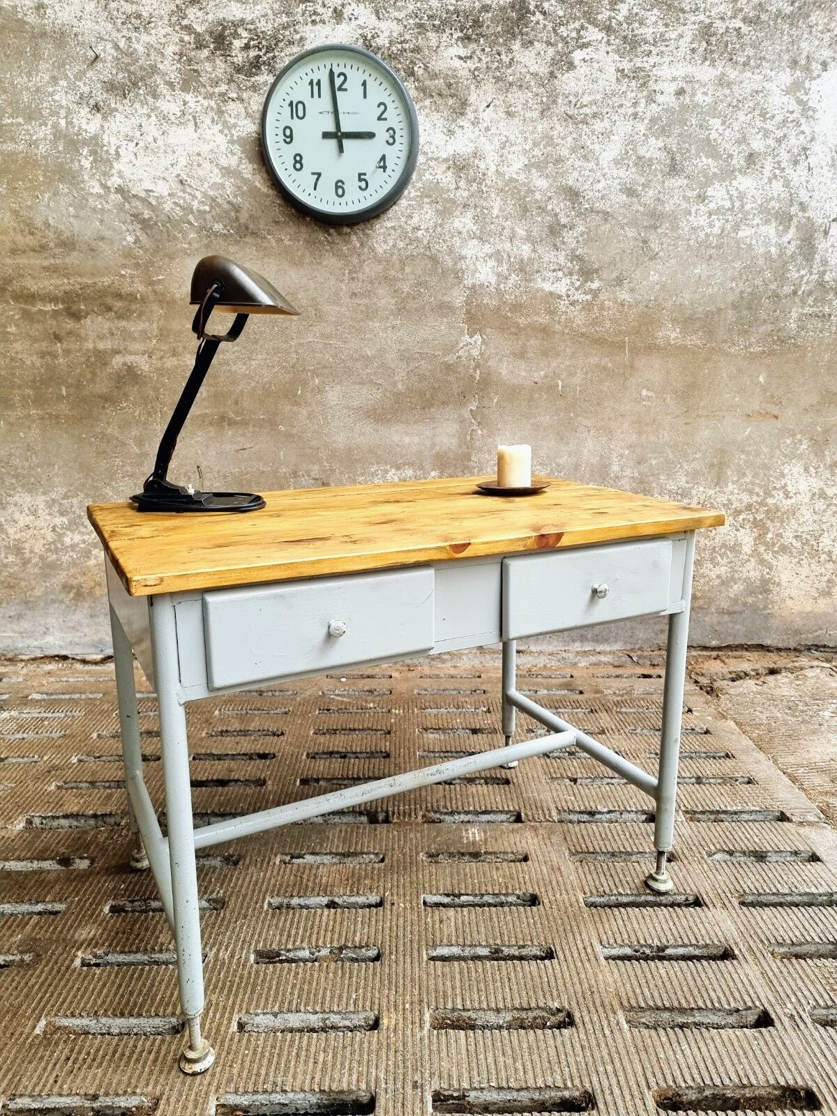 Industrial side table