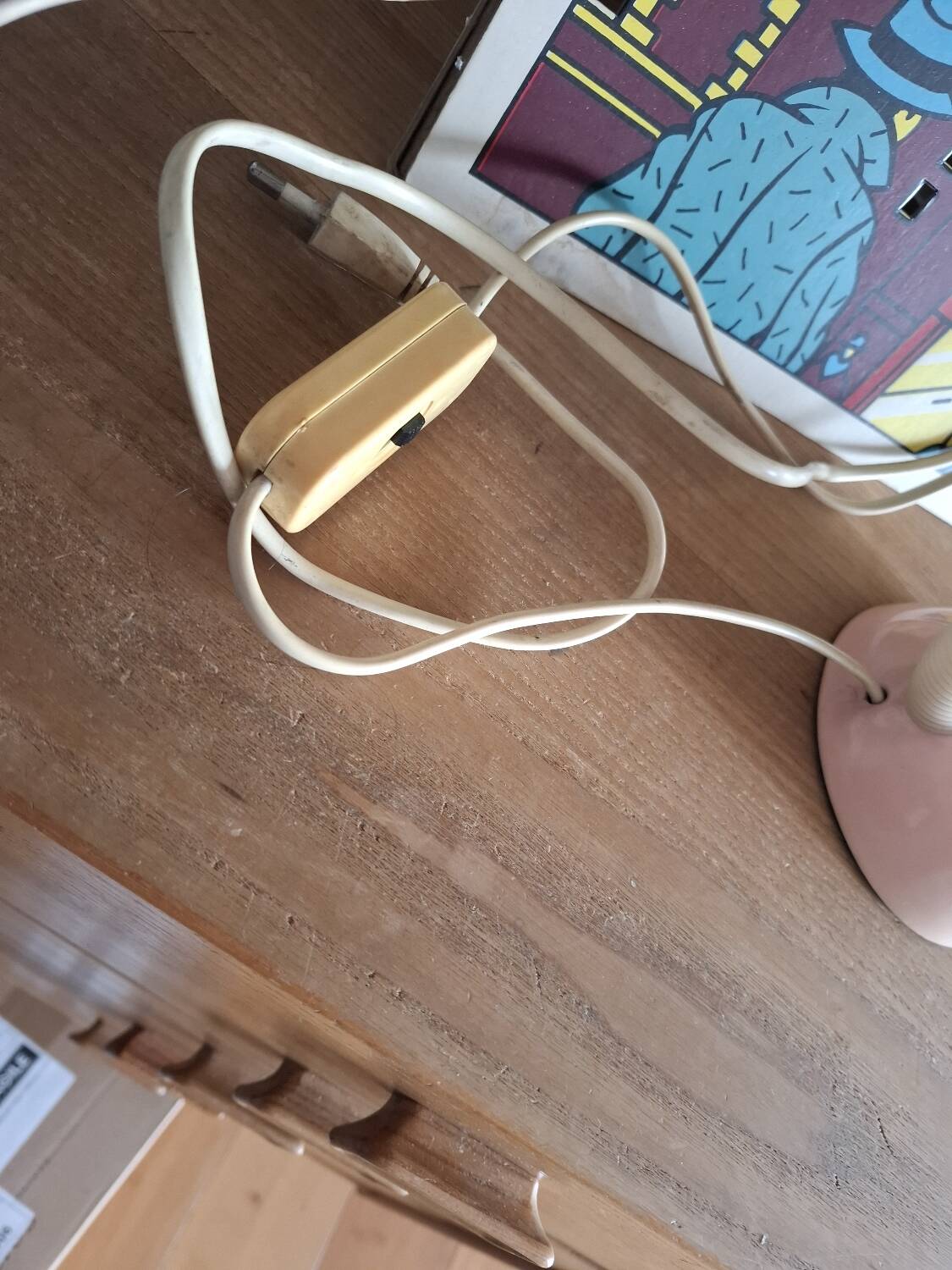 Ceramic airplane lamp