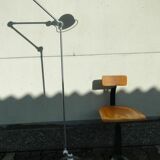 Floor lamp brushed jielde 3 arms of jeans louis domecq france 1960