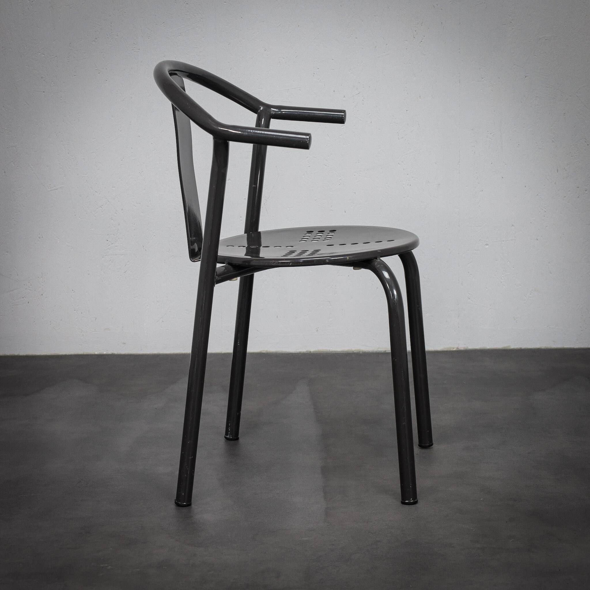 Rare set of 6 “Maxmo” postmodern dining chairs by Ikea, 1980s