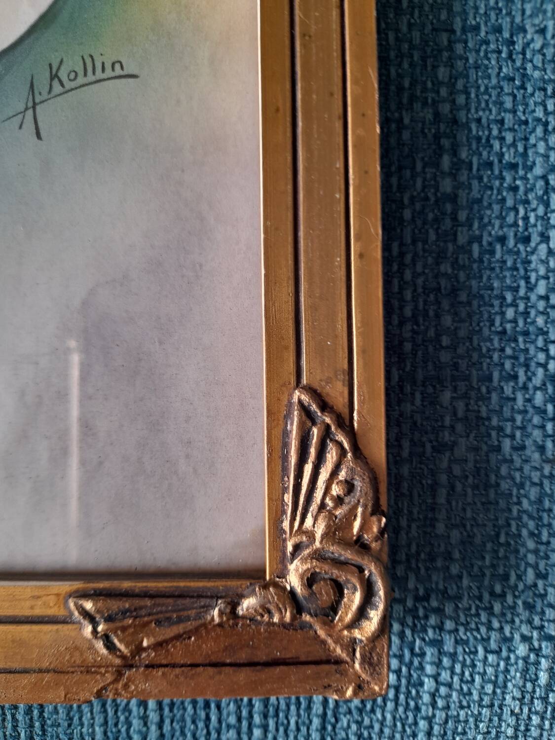 1930s gold frame reproduction by A. Kollin